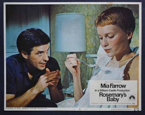 The Film Rosemary's Baby, Starring Mia Farrow and John Cassavetes, is Released